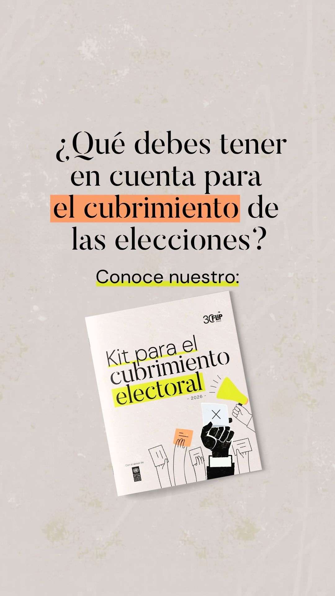 Cubrir unas elecciones exige una preparación integral para informar de manera rigurosa, estratégica y, sobre todo, segura.
